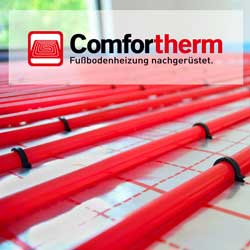 Fußbodenheizung von Comfortherm